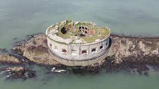 Stack Rock Fort Pembrokshire Mavic Air 2 Drone  23072024 [upl. by Andersen]