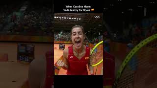 Carolina Marin gold medal match at Rio 2016 🥇 [upl. by Olfe827]