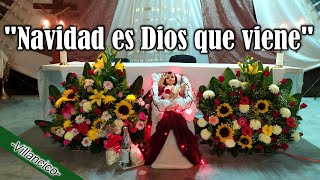 NAVIDAD ES DIOS QUE VIENE  VILLANCICO  MSP [upl. by Akirdna]