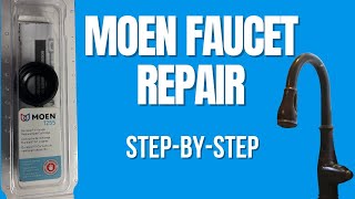 Moen Kitchen Faucet Repair  1255 Cartridge Replacement StepbyStep [upl. by Cochard351]