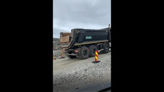 Tatra Phoenix 8x8 Towing truck up steep hill [upl. by Carolan529]