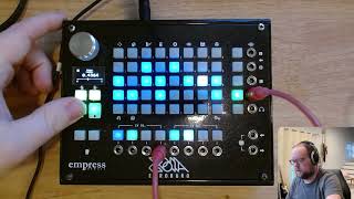 Empress ZOIA patch walkthrough quotProgram8  a simple but immediate sequencer for CV and MIDIquot [upl. by Bainter]