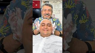 TURKISH BARBER ASMR SESSION click for more👆 holidayswithshorts shorts [upl. by Armin]