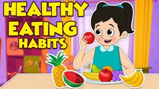 Eating Healthy Every Day Educational Songs  Nursery Rhymes amp Kids Songs  Lyrics Baby Songs [upl. by Tiertza]