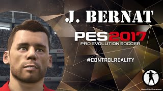 PES 2017 Face Build Juan Bernat Bayern Munich [upl. by Ecydnarb]