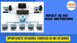 What is Ad Hoc Network  Ad Hoc Networks  Opportunistic Networks Enhancement To Ad Hoc Networks [upl. by Neelahtak]