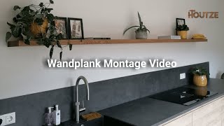 Houtze Montage Video  Zwevende Wandplank [upl. by Jacinta]