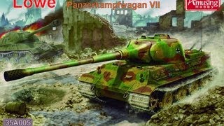 Unboxing  Löwe PzKpfw VII  VK7201 from Amusing Hobby [upl. by Nel311]