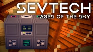 SevTech Ages of the Sky Ep 21 Modular Machinery [upl. by Barling]