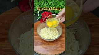 Egg Maggi Recipe 😯😱  Anday Wali Maggi   How To Make Noodles Maggi  trending [upl. by Otsuj]