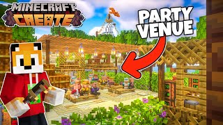 I built a BEACH PARTY in Minecraft Create Mod [upl. by Dotson]