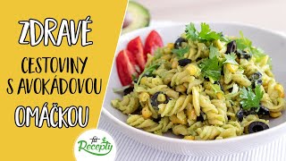 🥑 Zdravé cestoviny s avokádovou omáčkou  rýchly fit recept [upl. by Adnylam9]