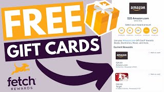 How To Redeem Free Gift Cards With Fetch Rewards Points  How To Use Fetch Rewards App For Beginners [upl. by Anoit]