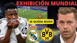 🚨 VINICIUS DEJA MUDO A JOTA JORDI CON SU HAT TRICK AL BORUSIA DORMUNT REMONTADA EPICA DEL MADRID [upl. by Jorry819]