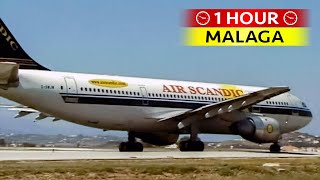 1 Hour of Plane Spotting at MALAGA 2000 [upl. by Zsa]