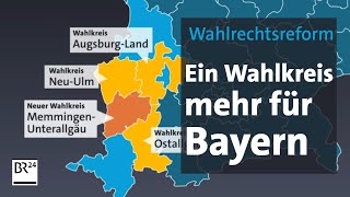 SachsenAnhalt verliert Wahlkreis zugunsten Bayerns  BR24 [upl. by Sicular]