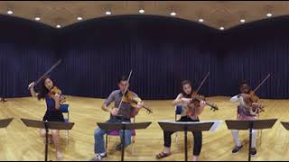 360° Video MENDELSSOHN Presto from Octet in Eflat Major Op 20 [upl. by Enilesoj564]