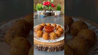 Trending recipe of crispy bread balls recipe shortsvideo recipe snacks potato bread [upl. by Imis]