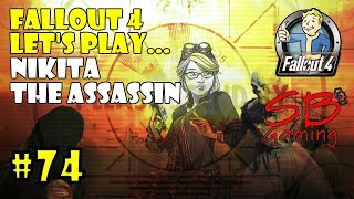 Fallout 4 Survival Lets Play  Nikita the Assassin  Kill Coursers at Ticonderoga Safehouse  P74 [upl. by Lewse955]