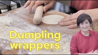 Nofail homemade dumpling wrappers mandupi 만두피 [upl. by Hnacogn]