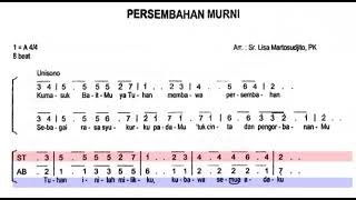 Sopran Persembahan Murni  Sr Lisa Martosudjito PK lagupersembahan lagumisa gerejakatolik [upl. by Amik]