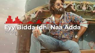 Eyy Bidda Idhi Naa Adda Telugu  Pushpa The Rise Allu Arjun DSP  LOFI SONG  MR MUSIC [upl. by Ahders]