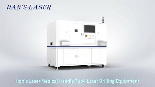 Medical Needle Tube Laser Drilling Equipment  Hans Laser [upl. by Nyletak]