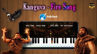 Kanguva  Fire Song in Piano  Suriya  DSP [upl. by Agustin839]