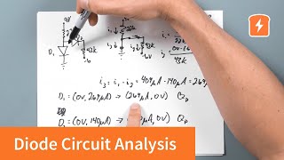 Solving Diode Circuits  Basic Electronics [upl. by Hahseram]