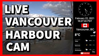 Live Vancouver Harbour Webcam Stream StandWithUkraine [upl. by Daahsar291]