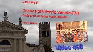 Campane della Cattedrale di Santa Maria Assunta in Ceneda di Vittorio Veneto TV v468 [upl. by Yllas]