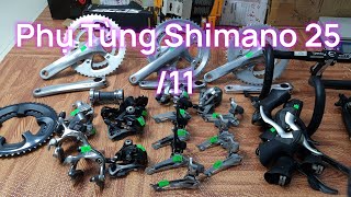 Phụ Tùng Shimano 105 5700 5800TiagraSora Deda Zalo0918167844 Văn Bike shíp toàn quốc [upl. by Tor]