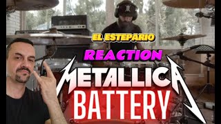 EL ESTEPARIO METALLICA BATTERY  DRUM COVER REACTION [upl. by Joli734]