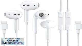 2 Packsfor iPhone Headphones Wired Earbuds Earphones Nosie Reduction Builtin Microphone Review [upl. by Amber]