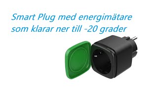 Unboxing Deltaco SHOP01 Smart plug med energi mätare för utomhusbruk från Webhasllen [upl. by Nuaj]