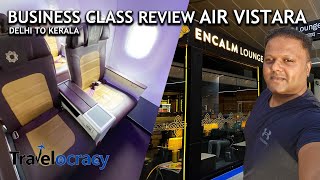 Flying Vistara Business Class  Vistara Airlines Review  Business Class Lounge Experience [upl. by Einnaej730]