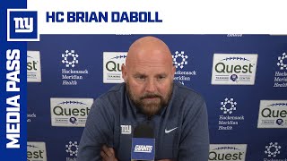 Brian Daboll Reviews Giants vs Buccaneers  New York Giants [upl. by Carine]