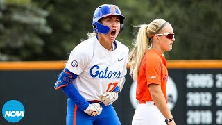 Florida softball scores 6 late to avoid elimination  Full halfinnings [upl. by Corotto]