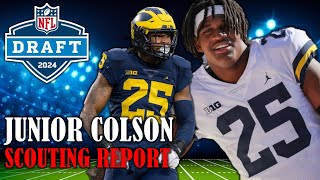 Junior Colson Draft Profile I 2024 NFL Draft Scouting Report amp Analysis [upl. by Brause]