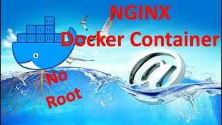 NGINX Docker Container run not as Root [upl. by Lilia165]