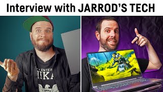 Interviewing Jarrods Tech about Laptops Nvidia his Channel and benchmarking games [upl. by Leirza]