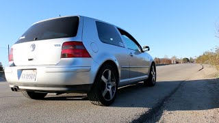 Volkswagen MK4 GTI VR6 24v Billy Boat Exhaust Install ECS Tuning [upl. by Aynnat95]