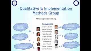 CCC Qualitative evidence synthesis and Cochrane Reviews [upl. by Sonni936]