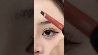 Drawing Eyebrows is Way Too Simple makeup makeuptutorial makeupartist [upl. by Niai]