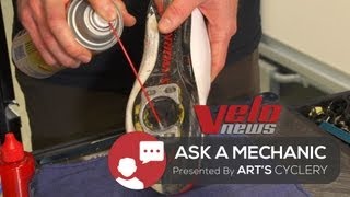 Ask A Mechanic How to Quiet Squeaky Road Cleats [upl. by Ynamrej]