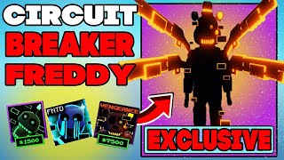 НОВЫЕ ЮНИТЫ CIRCUIT BREAKER FREDDY и NIGHTMARE GLITCHED PUPPETEER в Five Nights Tower Defense roblox [upl. by Niwrud]