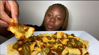 Chilli Cheese Nachos Mukbang [upl. by Anitsej]