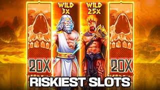 Playing the 2 RISKIEST SLOTS Ever Made [upl. by Emmalyn]