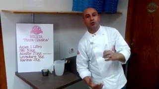 Receta pizza masa ingredientes y amasando [upl. by Aliemaj]