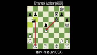 Laskers „Bestes“ Spiel – Harry Pillsbury gegen Emanuel Lasker 1896 Gutes Schach [upl. by Evey442]